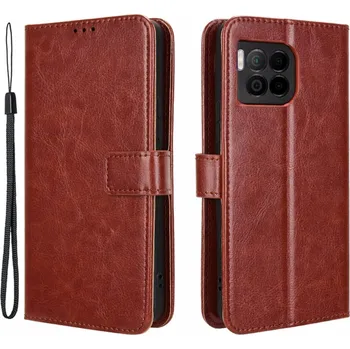 Pouzdro na mobilní telefon Flipové pouzdro Erbord pro T-Mobile T Phone 2 Pro 5G, hnědé