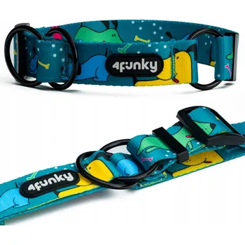 Obojek pro psa Polostahovací nastavitelný obojek pro malého psa S – 4FUNKY Pawty Vibes
