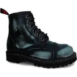 Boty kožené KMM 6 dírkové černé/jeans Velikost: 42