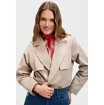 Top Secret crop bunda béžová Velikost: 40