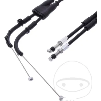 Palivový systém JMP plynové lanko sada DUCATI GT 1000 07-10, GT 1000 TOURING 09-10