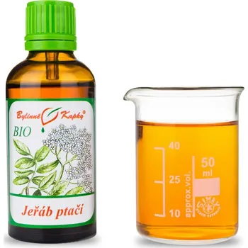 Přírodní produkt Bylinné kapky s.r.o. Jeřáb ptačí plod BIO - bylinné kapky (tinktura) 50 ml