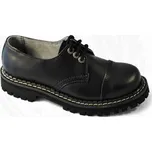 Boty kožené KMM 3 dírkové černé Velikost: 39