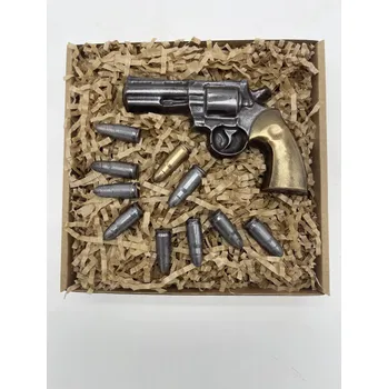 Cukrovinka Čokoládový revolver s náboji - Čokolandia