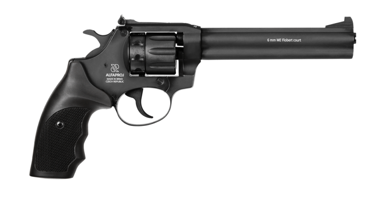 Revolver Alfa 661.1 cal. 6mm Flobert ME, hlaveň 6", černý, plast - kategorie C-1