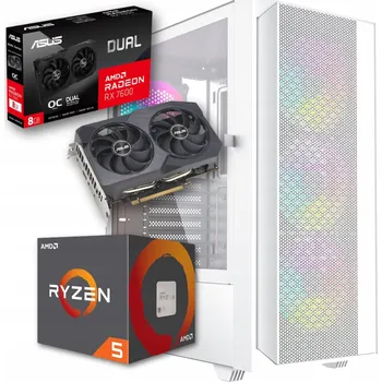 Stolní počítač Počítač stolní Striker V7 Ryzen 5 5600 32 GB 1 TB SSD RX 6600