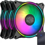 Cooler Master ventilátor MasterFan MF120 Halo 3in1, 3x120mm, ARGB, černá MFL-B2DN-183PA-R1
