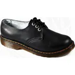 Boty kožené KMM 3 dírkové černé Liquid Velikost: 39