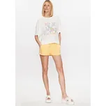 Roxy T-Shirt Sweet Flowers ERJZT05469 Écru Relaxed Fit S