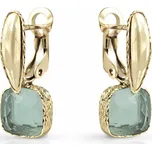 Lillian Vassago Exkluzivní zlaté náušnice s prasiolitem, zapínání omega LLV22-GER314ST