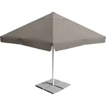 MVIA Moravia Propag Slunečník CLASSIC WHITE Plus 3 m potah s volánem Světle šedá