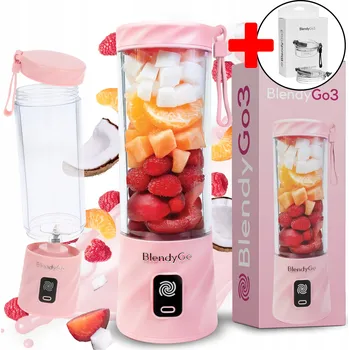 Stolní mixér BlendyGo 3 bezdrátový růžový 250 W 0,55 l