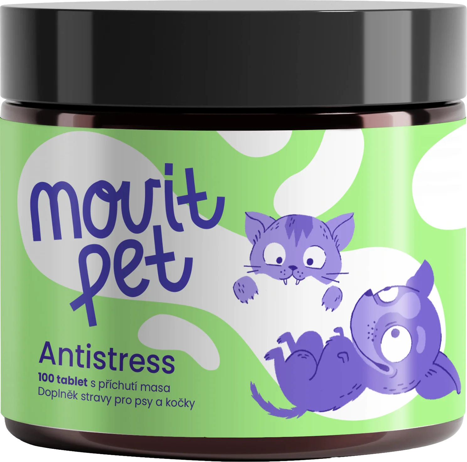 MOVit PET Antistress, s příchutí masa 100tbl