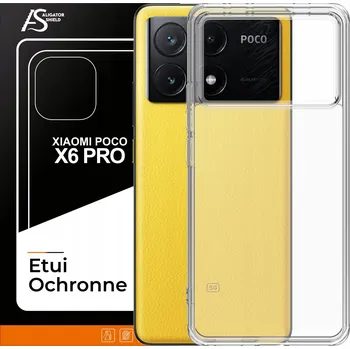 Pouzdro na mobilní telefon POUZDRO PRŮHLEDNÉ PRO XIAOMI POCO X6 PRO ZADNÍ KRYT PREMIUM