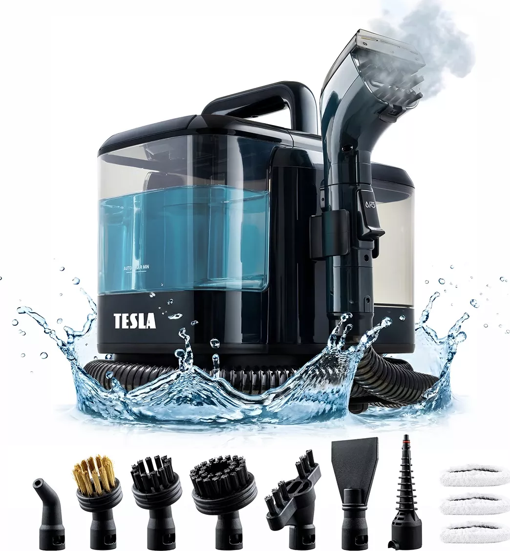 TESLA PowerWash & Steam Station TQS600 - víceúčelový vysavač s funkcí páry