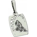 Goldstore Přívěsek znamení panny bílé zlato Váha: 0.70 g