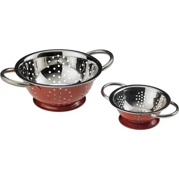 Jednorázové nádobí FINGERFOOD nerezový cedník Ø220mm 1ks