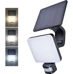 LED solární světlo WO785-1 se senzorem, černá
