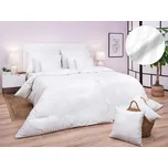 DADKA VRACOV Povlečení atlas grádl bílé proužek 2 cm 140x220, 70x90 cm