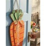 Sinsay - Velikonoční závěsná dekorace ve tvaru mrkve s nápisem „Welcome“ - oranžová - 833JG-22X - 833JG-22X-ONE