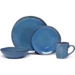 Tmavě modrá kameninová jídelní sada 16 ks Glosia - Bonami Selection ID_1456168