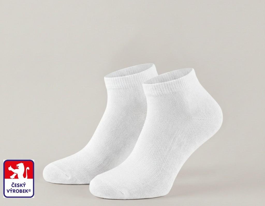 BAMBUS nízké pánské ponožky BAMB50N 42-44 Bílá