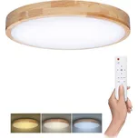 LED stropní světlo s dálkovým ovládáním Solid Oak nastavitelné - průměr 51 cm, hnědá