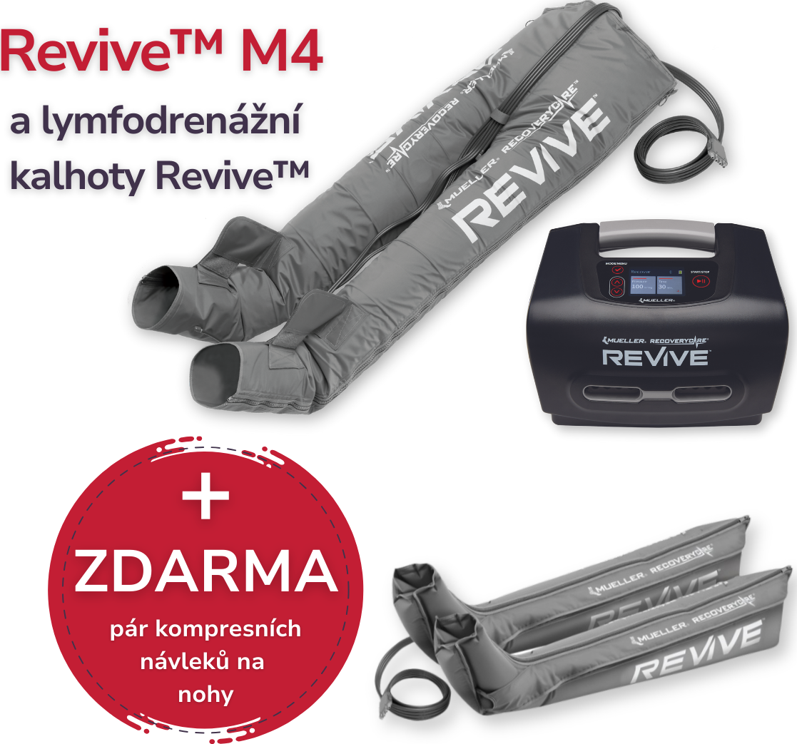 AKCE - Revive™ M4 + kalhoty 16 komor + ZDARMA návleky na nohy Velikost návleku: L