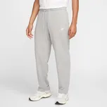 Nike Club Mens French Terry Open-Hem Trousers - Grey - Cotton
