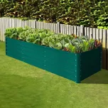 Vyvýšený zahradní záhon BestBerg VZ-1250Z / 1250 l / 240 x 90 x 58 cm / zelená 214730028
