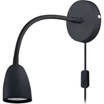 LED nástěnná lampička WO54-B, černá