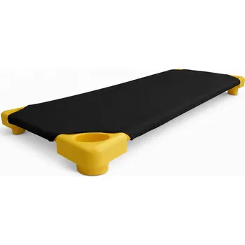 Prostěradlo Černé froté prostěradlo na lehátka do školky Rozměr:: 60 x 140 cm