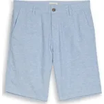 Tom Tailor pánské lněné kraťasy 1049623 39542 Modrá 31