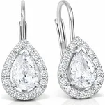 Soliter Třpytivé náušnice z bílého zlata s čirými krystaly 239 001 00831 07 + 2 měsíce na vrácení zboží