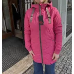 RED SPOT DÁMSKÁ PŘECHODOVÁ BUNDA S KAPUCÍ - RŮŽOVÁ L