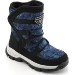 Alpine Pro SORENO MODRÁ DĚTSKÁ ZIMNÍ OBUV SE ZATEPLENOU PODŠÍVKOU 35