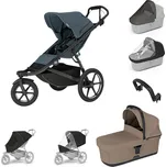 THULE Urban Glide 3 Dark Slate magnet + korba Tinted Taupe + pláštěnka + moskytiéra + madlo + pláštěnka a moskytiéra na korbu