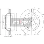 MAXGEAR Brzdový kotouč - 330 mm MXG 19-1833MAX