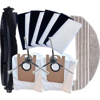 Sada příslušenství pro robotický vysavač HEPA filtry, kartáče, mop a sáčky pro ETA Twins 10ks sada