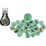 Teddies Cvrnkací skleněné kuličky různé…