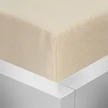 Stanex Froté napínací prostěradlo - smetanové 200 x 220