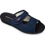 Dámské zdravotní pantofle Flexi modré na vysoký nárt - 39