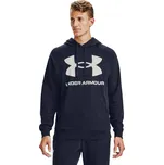 Pánská mikina Under Armour Rival Fleece Big Logo Hoodie velikost XXL midnight navy