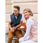 MALFINI PREMIUM CROSS 557 / Hybridní vesta pánská - námořní modrá M