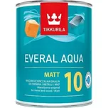TIKKURILA EVERAL AQUA MAT 10 AKRYLÁTOVÝ SMALT, BÁZE A MATNÁ BÍLÁ 2.7L