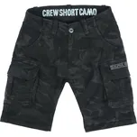 kraťasy pánské ALPHA INDUSTRIES - Crew - black camo_196201 - 36