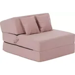 Skládací matrace/křeslo PELOS 2v1, růžová - SLEVA 3% s kodem radost25