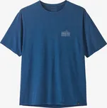 Tričko s potiskem Patagonia Cap Cool Daily Shirt Strataspire - c.blue S