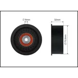 Vratna/vodici kladka, ozubeny remen CAFFARO (28-22 F)