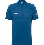 Mammut Ducan FL Half Zip Pán.tričko HeiQ Fresh - 0 - modrá - M